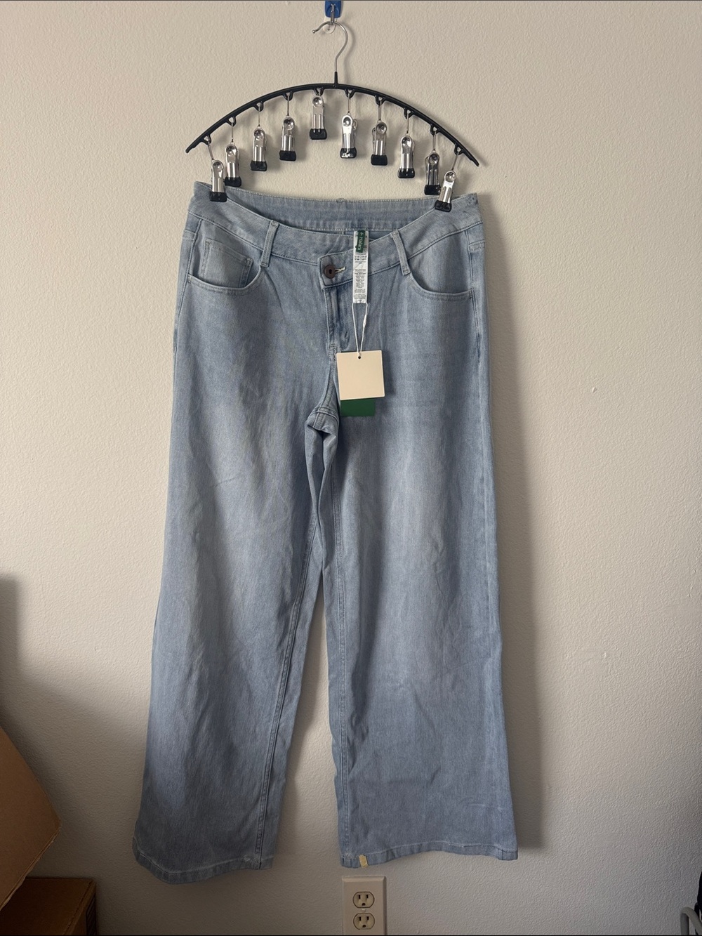 HALARA Light Blue Wide Leg Jeans